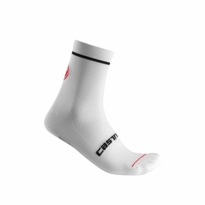 Calcetines Castelli ENTRATA 13 Hombre Blancas | UIOLCRH-42