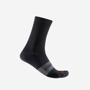 Calcetines Castelli ESPRESSO 15 Hombre Negras | ICPJAOB-43