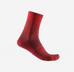 Calcetines Castelli ORIZZONTE 15 Hombre Rojas Rojas | PLSUNGT-20