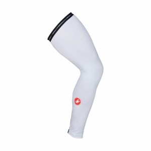 Calentador De Pierna Castelli UPF 50 + LIGHT LEG SLEEVES Hombre Blancas | BCOAISH-72