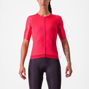 Camiseta Castelli AERO PRO 7.0 W Mujer Rojas | RXHKWBS-53