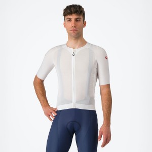 Camiseta Castelli AERO RACE 7.0 Hombre Blancas | EZHPLJV-10