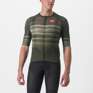 Camiseta Castelli CLIMBER'S 3.0 SL2 Hombre Verde Oscuro | RFHONVL-73