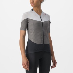 Camiseta Castelli GRADIENT COLOR BLOCK Mujer Gris Plateadas Gris | DSLIUFG-56