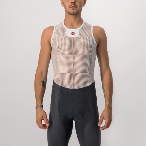 Capa Base Castelli CORE MESH 3 SLEEVELESS Hombre Blancas | BNZXHOQ-98