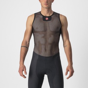 Capa Base Castelli CORE MESH 3 SLEEVELESS Hombre Negras | TLNPUIS-63