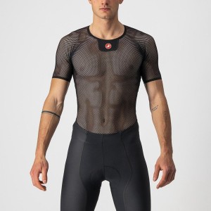 Capa Base Castelli CORE MESH 3 SS Hombre Negras | GITOUVY-02