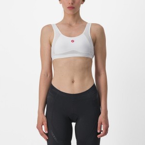 Capa Base Castelli ROSSO CORSA BRA Mujer Blancas | VCEKGZU-86