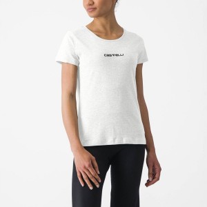 Casual Castelli CASTELLI CLASSICO W TEE Mujer Blancas | IYRJVDW-92