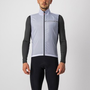 Chaleco Castelli SQUADRA STRETCH Hombre Plateadas Gris Gris Oscuro | DSICZFR-32