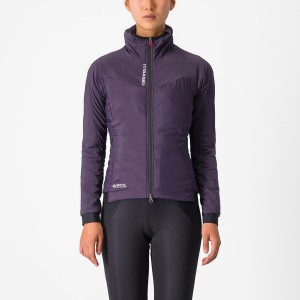 Chaquetas Castelli FLY THERMAL W Mujer Moradas | JKHQIFZ-13