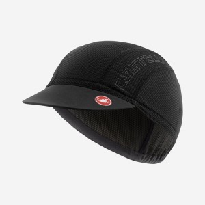 Gorra Castelli A/C 2 CYCLING Hombre Negras | MOZJKBY-13