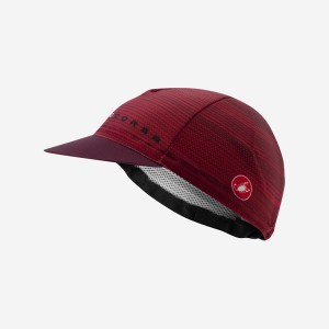 Gorra Castelli ROSSO CORSA Hombre Burdeos | TICMKXN-92