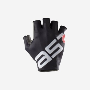 Guantes Castelli COMPETIZIONE 2 Hombre Negras Plateadas | QXKBGJW-15