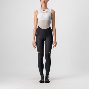 Leggins Castelli SORPASSO RoS W Mujer Negras Plateadas | DOMEKZY-02