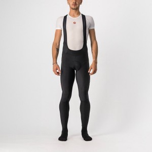 Medias Con Tirantes Castelli VELOCISSIMO 5 Hombre Negras Rojas | CWKTPYD-72