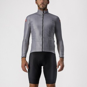 Proteccion Castelli ARIA SHELL Hombre Plateadas Gris | XUVSWPK-90