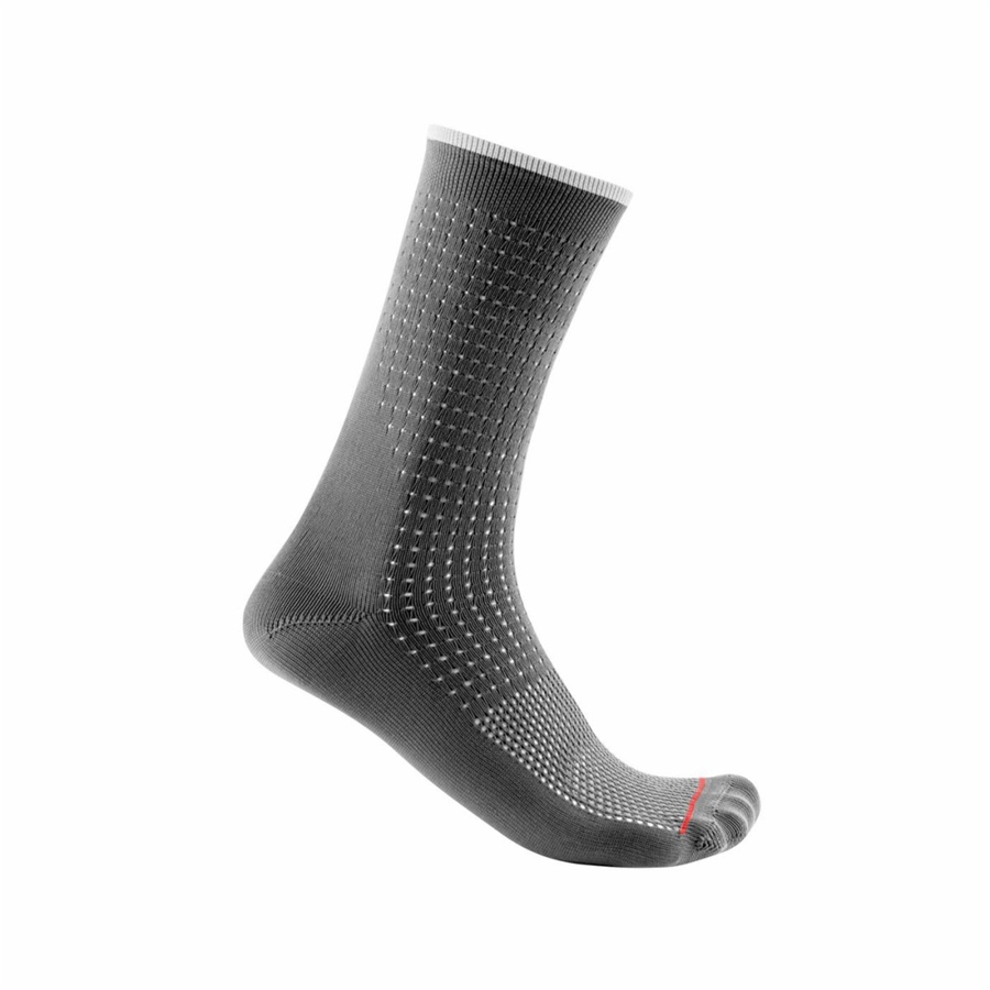 Calcetines Castelli PREMIO 18 Hombre Gris | MJDSFIH-63