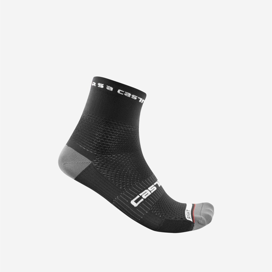 Calcetines Castelli ROSSO CORSA PRO 9 Hombre Negras | LWZBEJC-90