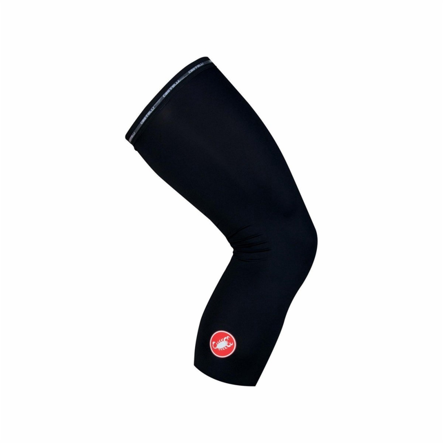 Calentador De Pierna Castelli UPF 50+ LIGHT KNEE SLEEVES Mujer Negras | CJEDILP-64