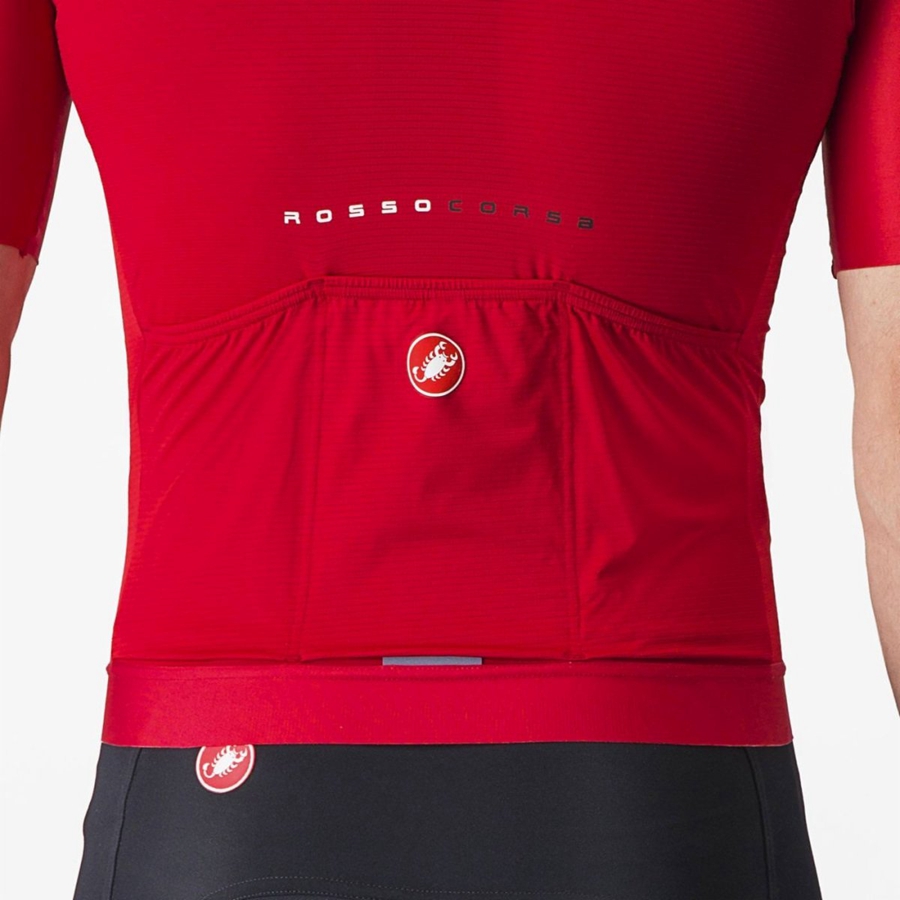 Camiseta Castelli AERO RACE 7.0 Hombre Rojas | HNJDLQT-94