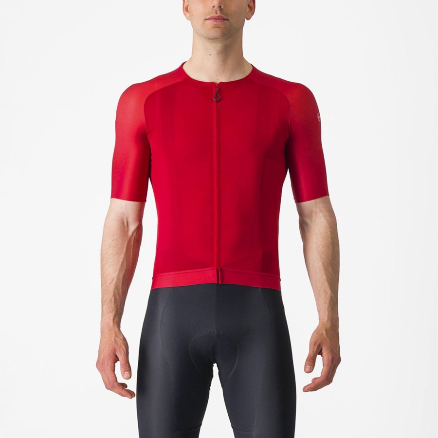 Camiseta Castelli AERO RACE 7.0 Hombre Rojas | HNJDLQT-94