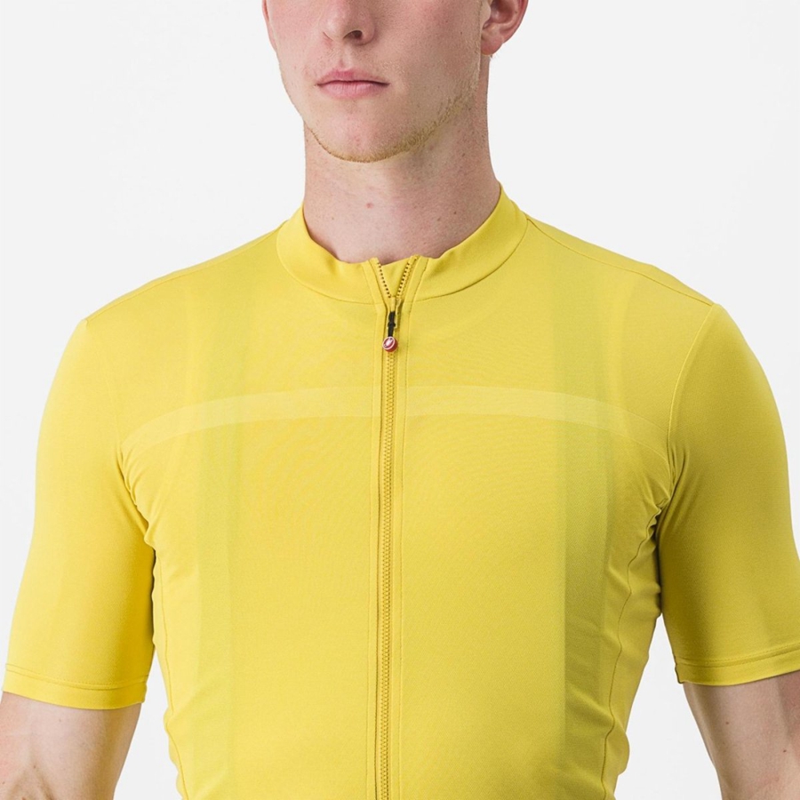 Camiseta Castelli CLASSIFICA Hombre Amarillo | JAXLISW-52