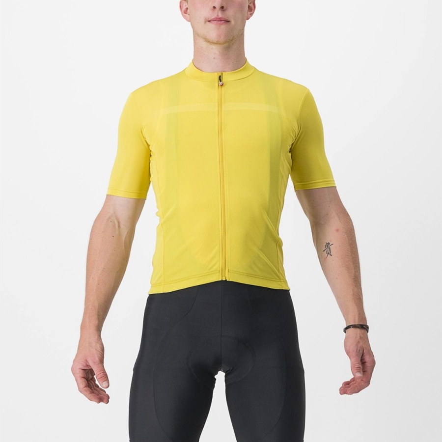 Camiseta Castelli CLASSIFICA Hombre Amarillo | JAXLISW-52