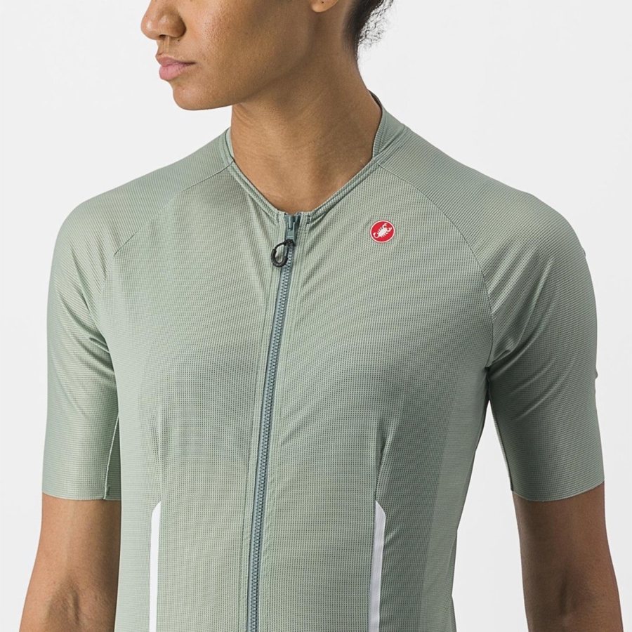 Camiseta Castelli ENDURANCE W Mujer Verde | YUMATZI-24