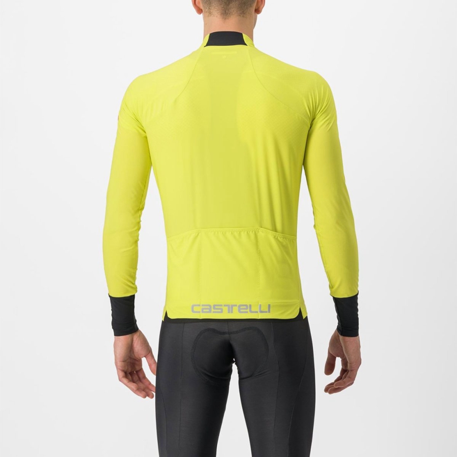 Camiseta Castelli FLIGHT AIR Hombre Amarillo | ZERSPAW-10