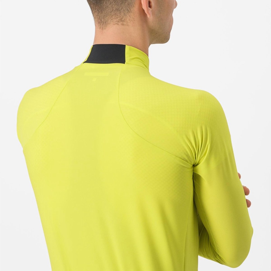 Camiseta Castelli FLIGHT AIR Hombre Amarillo | ZERSPAW-10