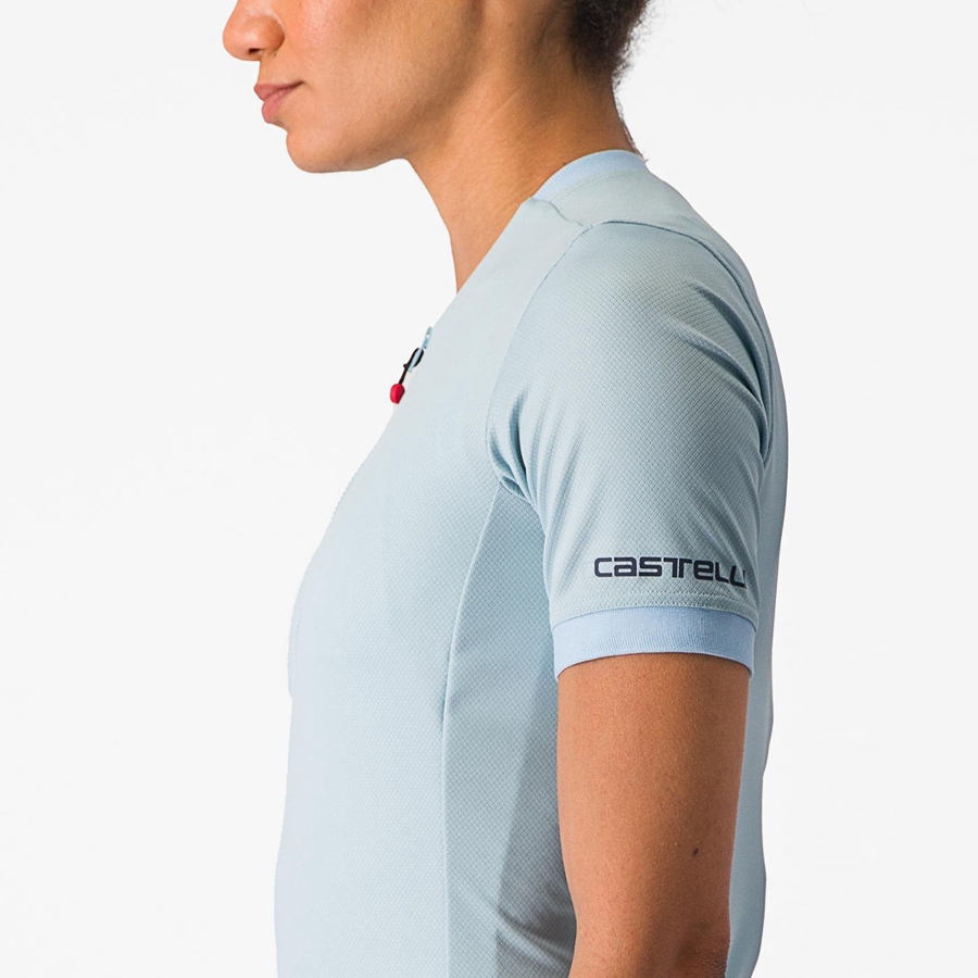 Camiseta Castelli LIBERA Mujer Azules | OTWNZGR-95