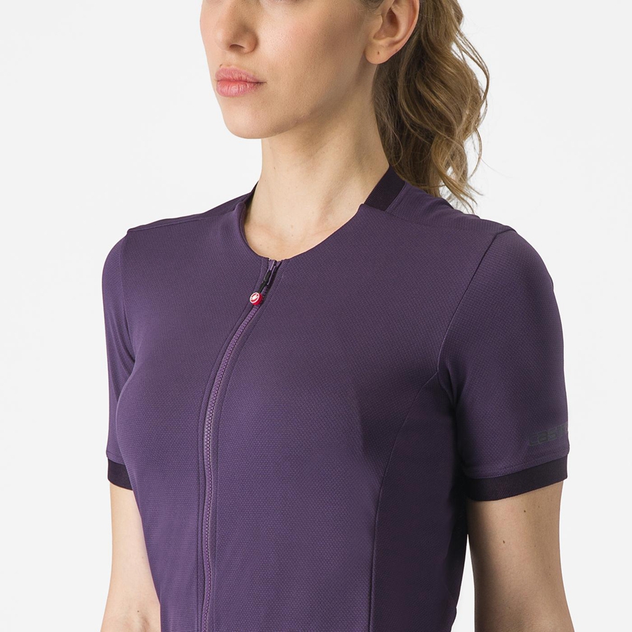 Camiseta Castelli LIBERA Mujer Moradas | UEXQYVH-40