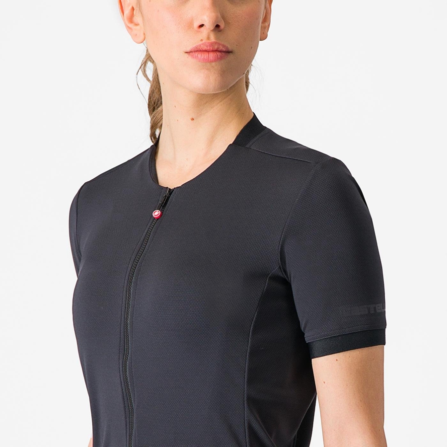 Camiseta Castelli LIBERA Mujer Negras | EJXHDUW-38