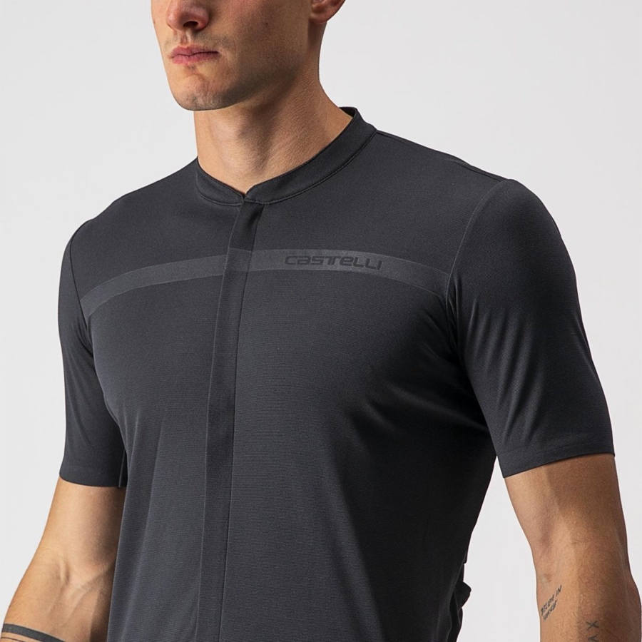 Camiseta Castelli UNLIMITED ALLROAD Hombre Gris Oscuro | LKHAWTY-26