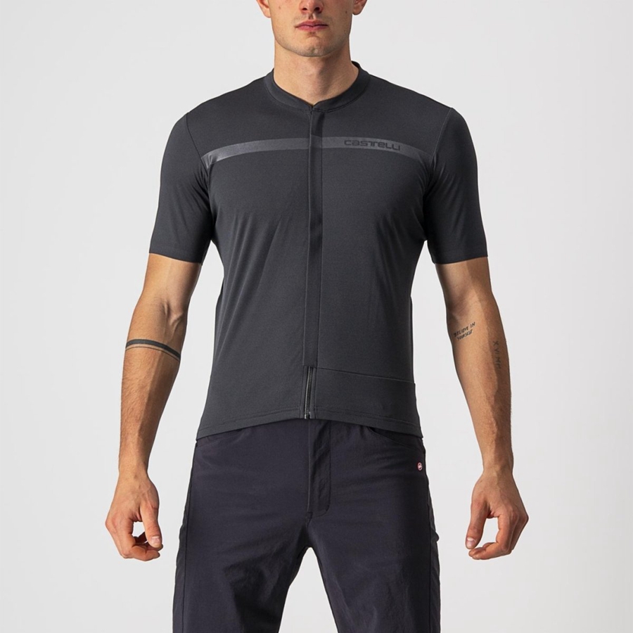 Camiseta Castelli UNLIMITED ALLROAD Hombre Gris Oscuro | LKHAWTY-26