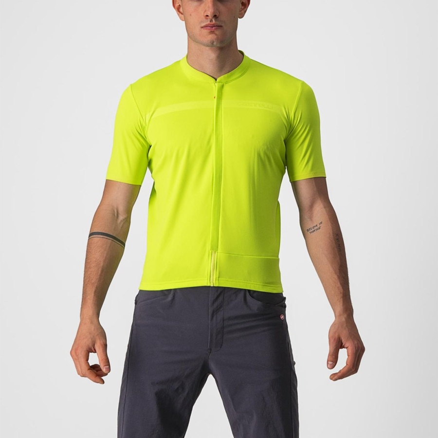 Camiseta Castelli UNLIMITED ALLROAD Hombre Verde Claro | NCTGUSV-51