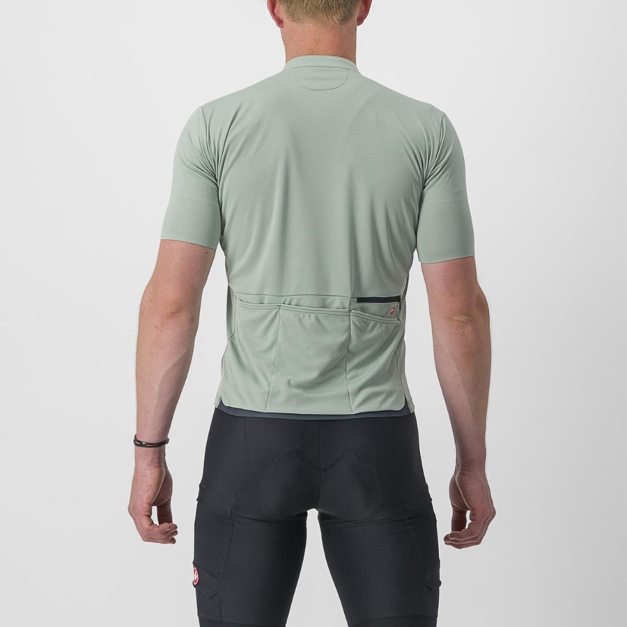 Camiseta Castelli UNLIMITED ALLROAD Hombre Verde | IQSKLTU-02