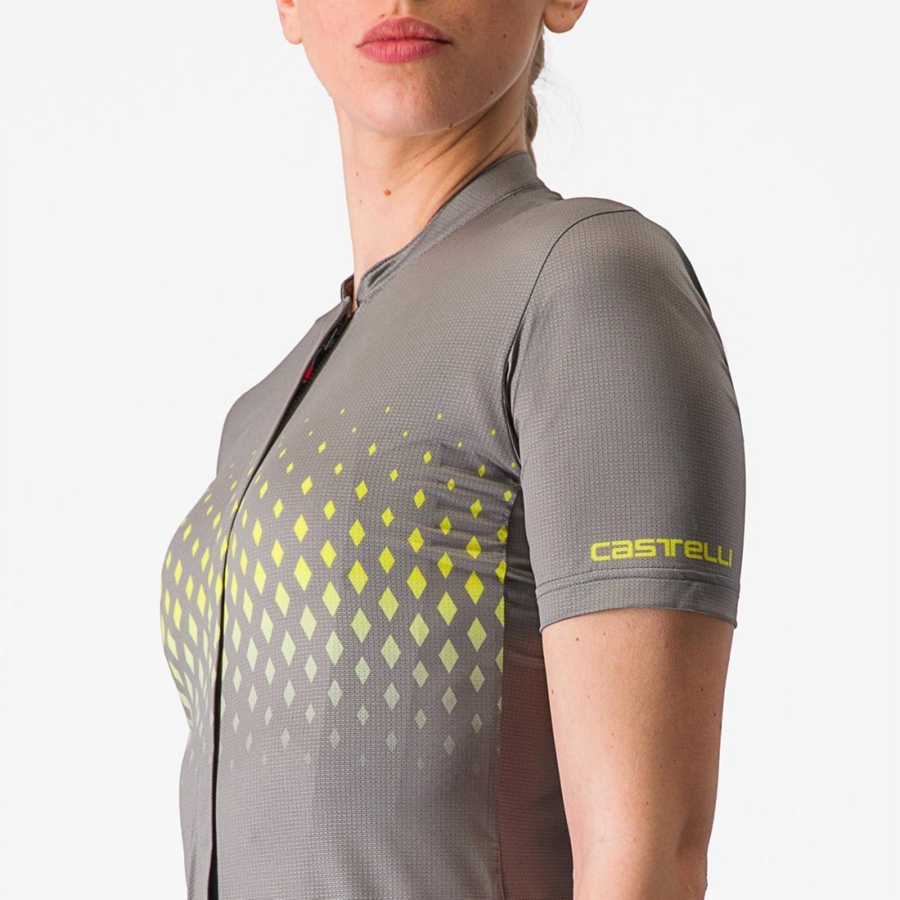 Camiseta Castelli UNLIMITED SENTIERO 3 Mujer Gris | OQRMCIZ-23