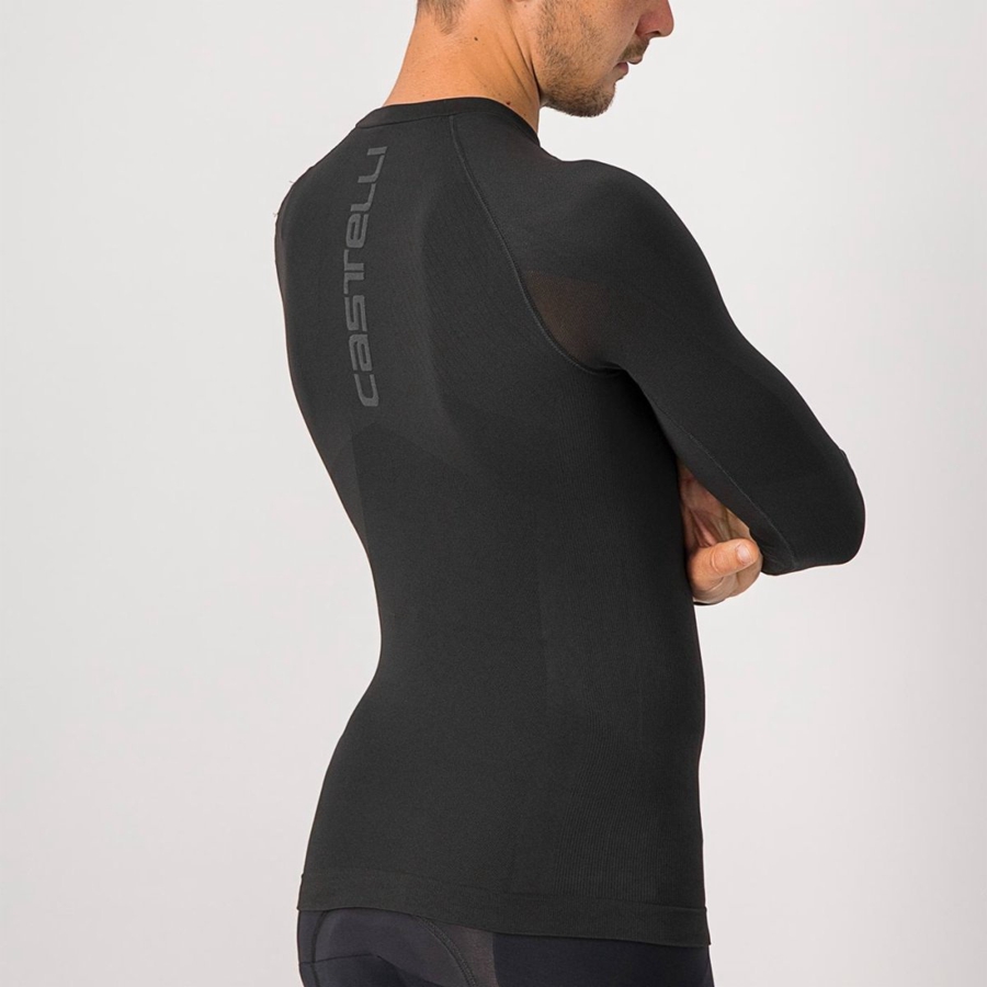 Capa Base Castelli CORE SEAMLESS Hombre Negras | NYAWEHR-32