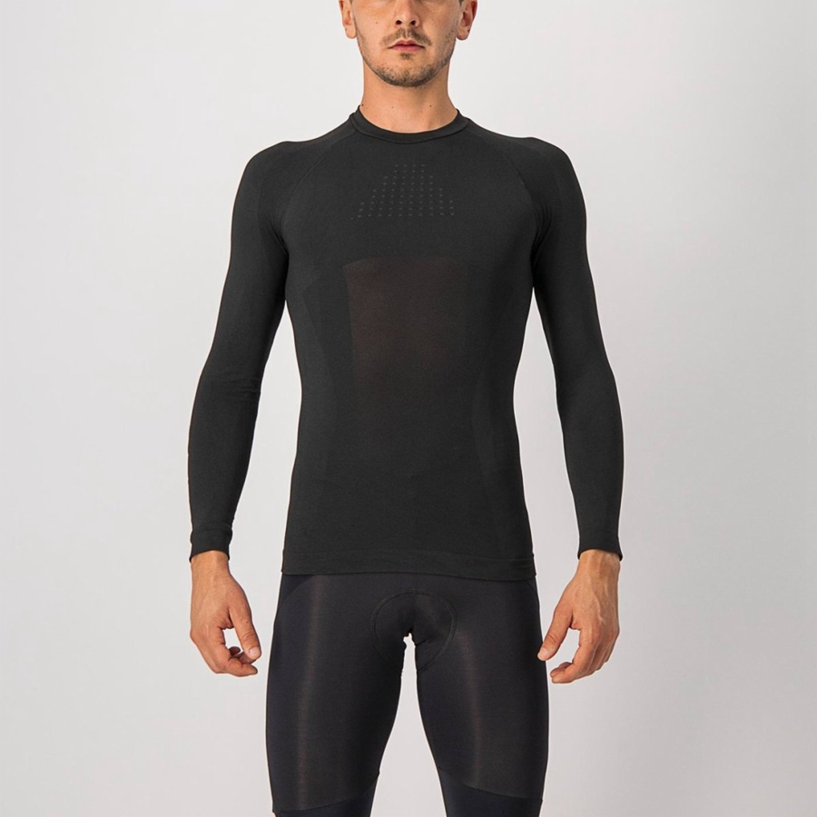 Capa Base Castelli CORE SEAMLESS Hombre Negras | NYAWEHR-32