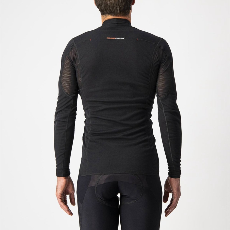 Capa Base Castelli FLANDERS WARM LONG SLEEVE Hombre Negras | EAIUTZX-75