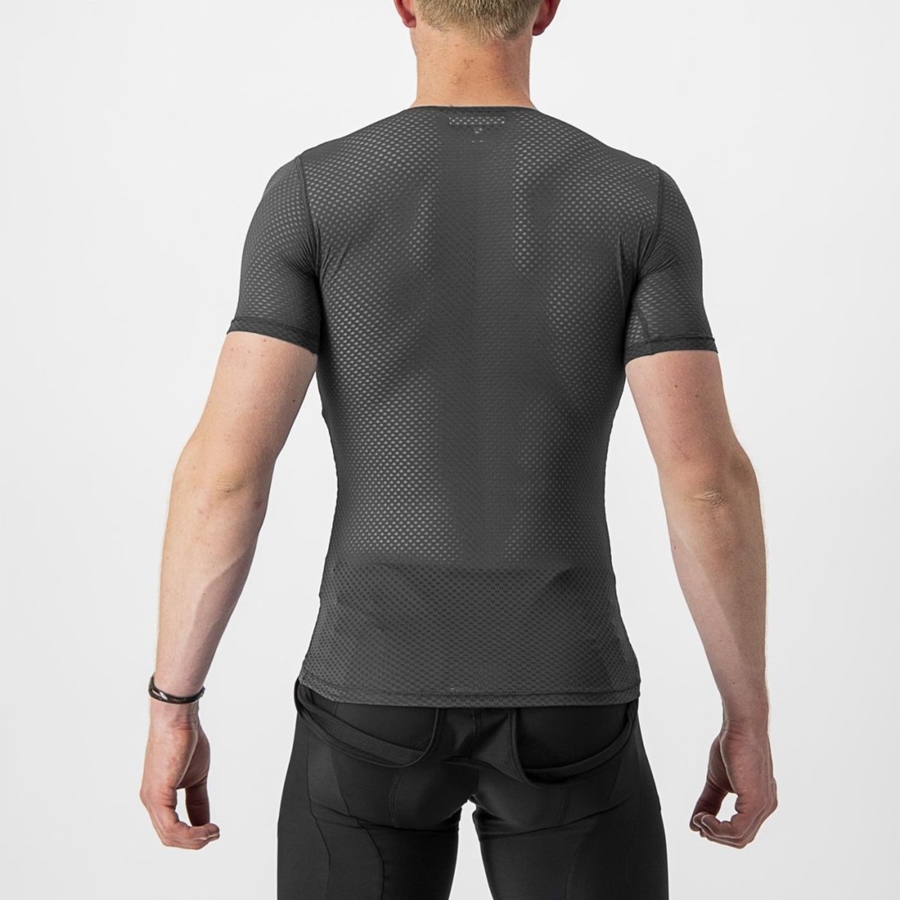 Capa Base Castelli PRO MESH 2.0 SHORT SLEEVE Hombre Negras | OERZICS-18