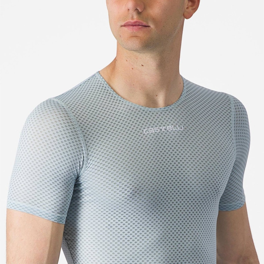 Capa Base Castelli PRO MESH 2.0 SHORT SLEEVE Hombre Azules | NIVKTOE-21