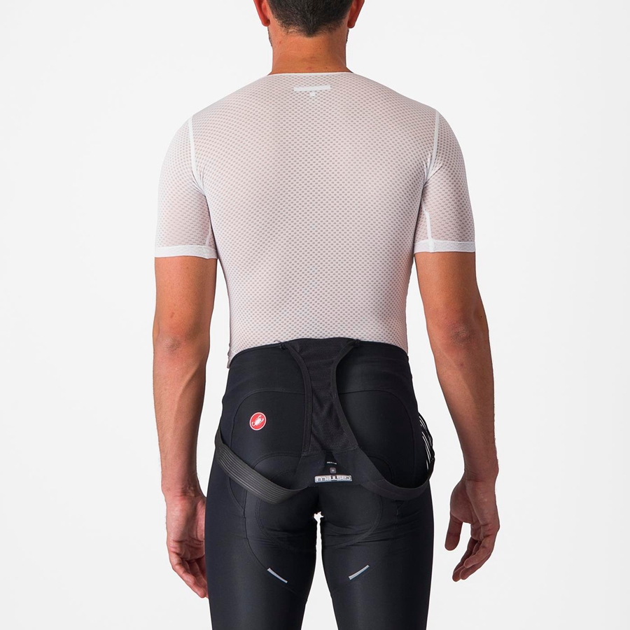 Capa Base Castelli PRO MESH 2.0 SHORT SLEEVE Hombre Blancas | GPOAMRB-18