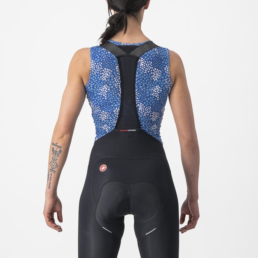 Capa Base Castelli PRO MESH 4 W SLEEVELESS Mujer Azules | WBYQRJI-24