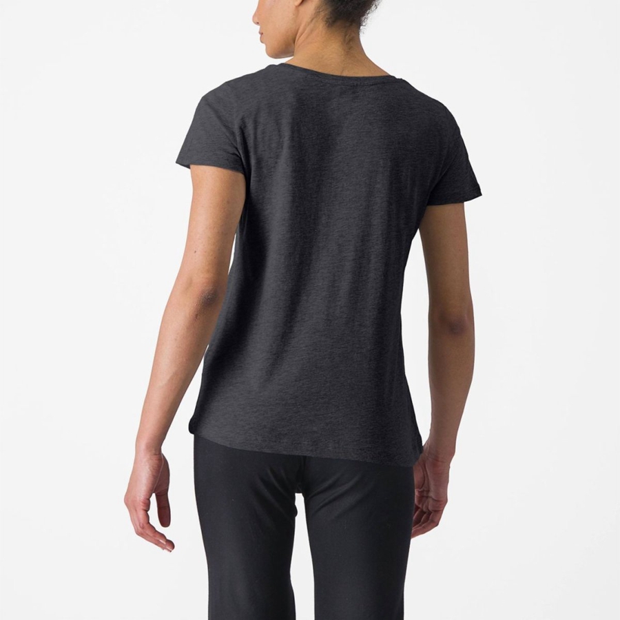 Casual Castelli CASTELLI CLASSICO W TEE Mujer Negras | WTAGUOR-14