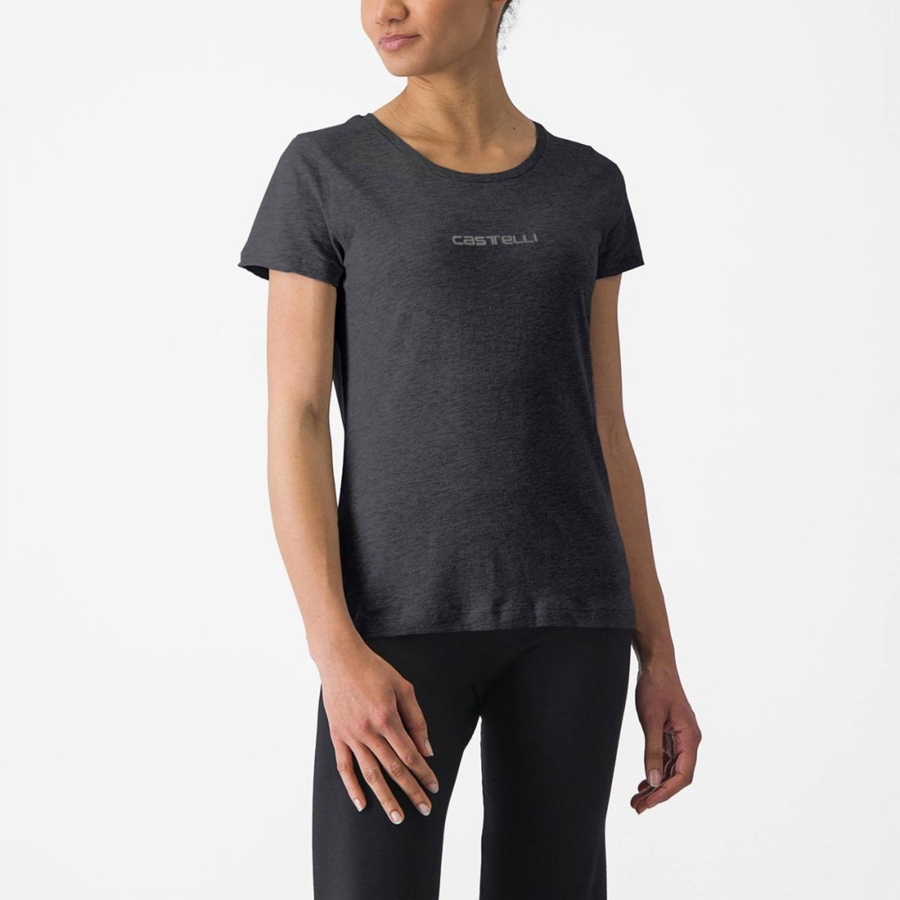 Casual Castelli CASTELLI CLASSICO W TEE Mujer Negras | WTAGUOR-14