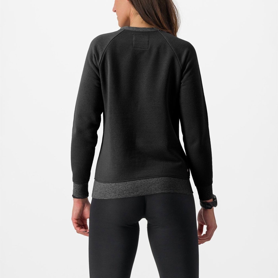 Casual Castelli LOGO W SWEATSHIRT Mujer Negras | AVMYSIZ-46