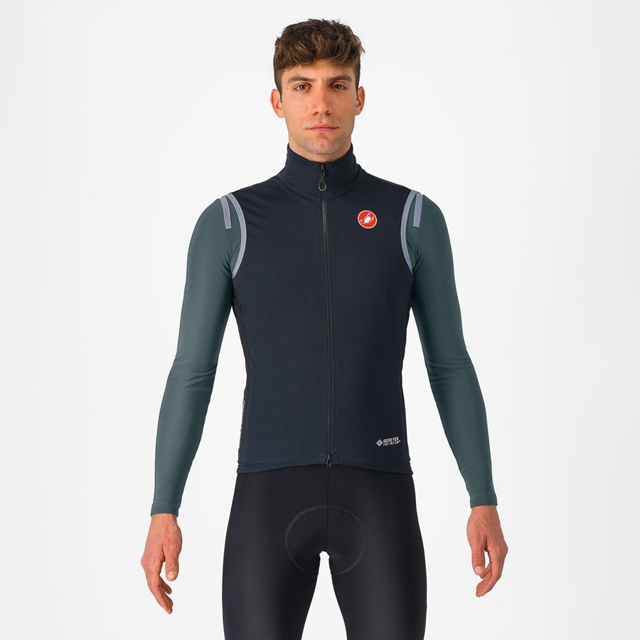 Chaleco Castelli PERFETTO RoS 2 Hombre Negras | CFBXUSJ-96